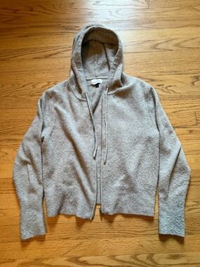 Universal Thread Men's Light Gray Zip-Up Hoodie Sweater
